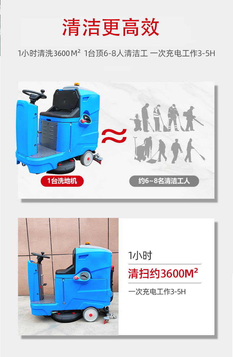 海东驾驶式洗地机更适合用在高铁站